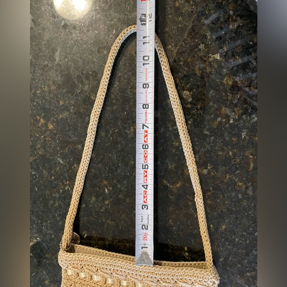 NWOT The Sak Beige Crochet Small Purse - Picture 5 of 5
